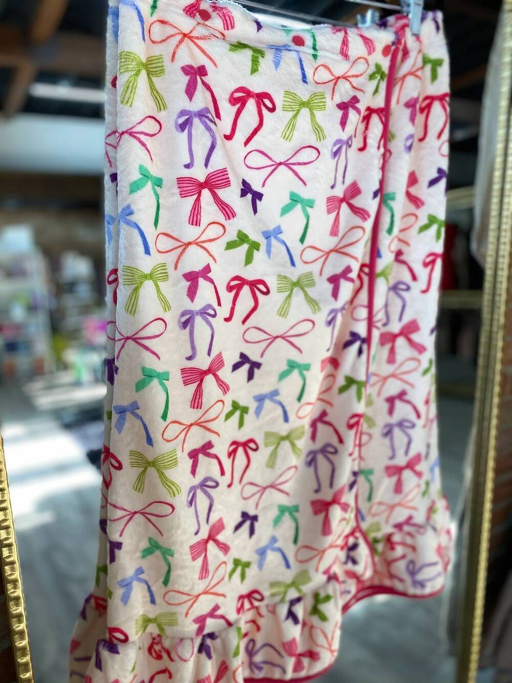 NEW JESS LEA wrap it up bath towel in bow